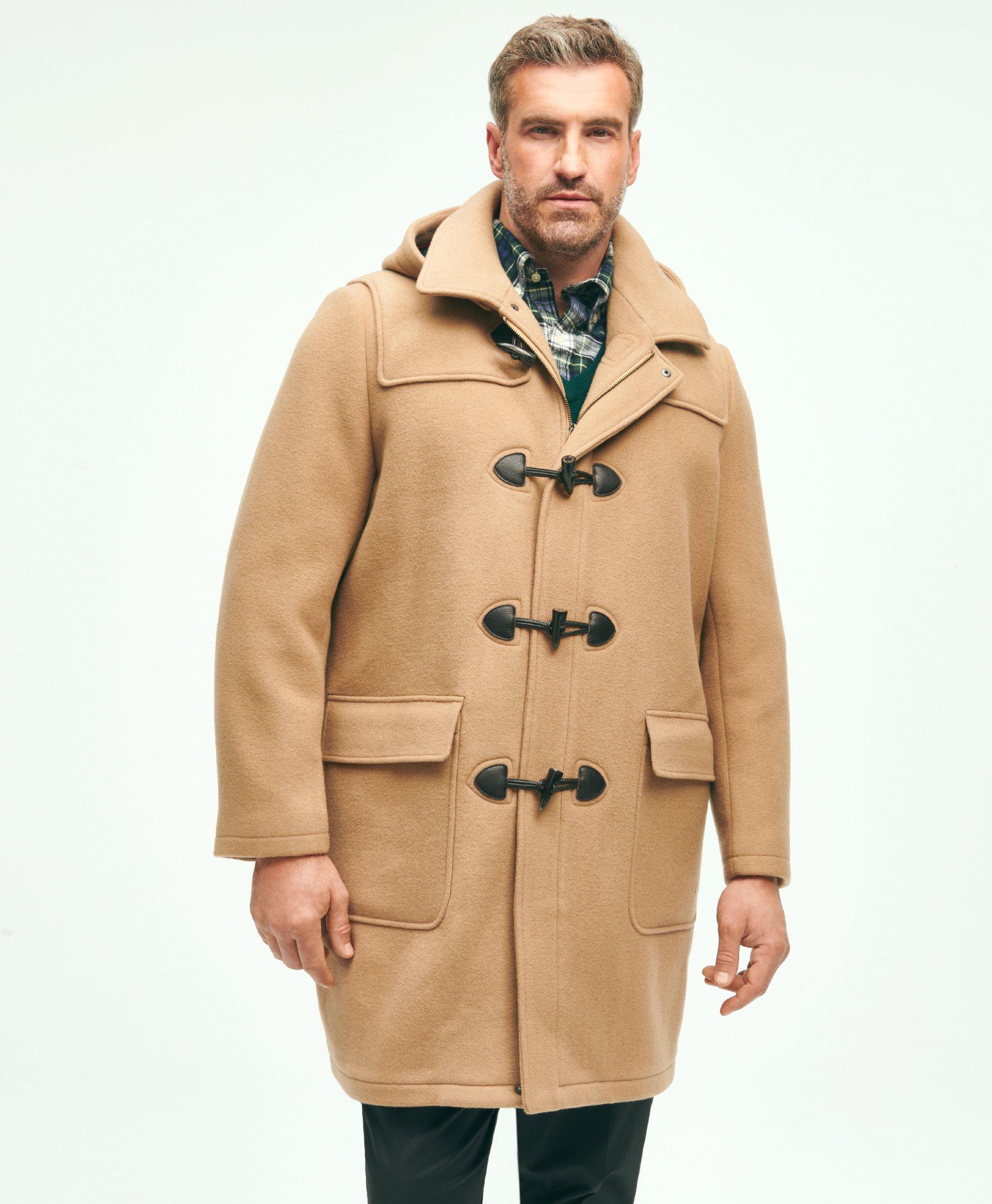 Big & Tall Classic Wool Duffle Coat