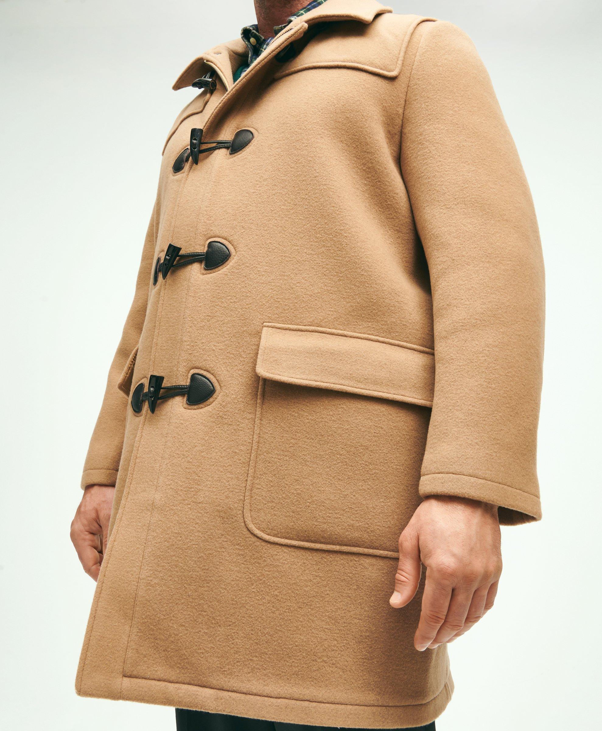 Beige duffle outlet coat