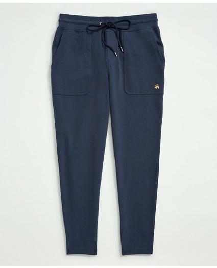 Big & Tall Stretch  Sueded Cotton Jersey Sweatpants, image 1