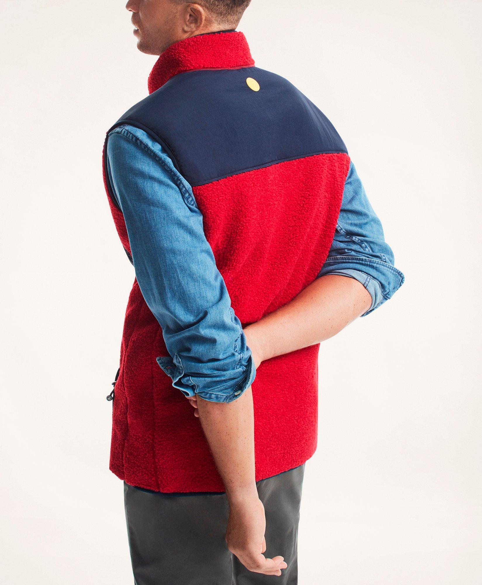 Tall mens hot sale fleece vest