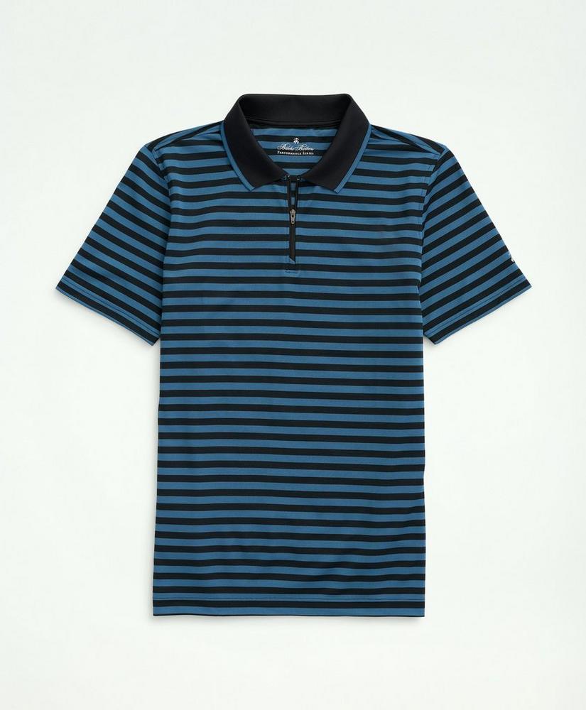 Big & Tall BrooksStretch™ Performance Series Zip Polo Shirt, image 1