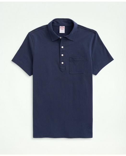 1930s Mens Shirts | Dress Shirts, Polo Shirts, Work Shirts Brooks Brothers Mens Big  Tall Vintage Jersey Polo Shirt  Navy  Size 3X $99.50 AT vintagedancer.com