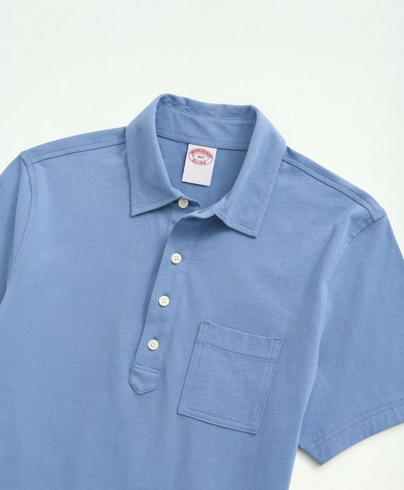 Big & Tall Vintage Jersey Polo Shirt, image 2