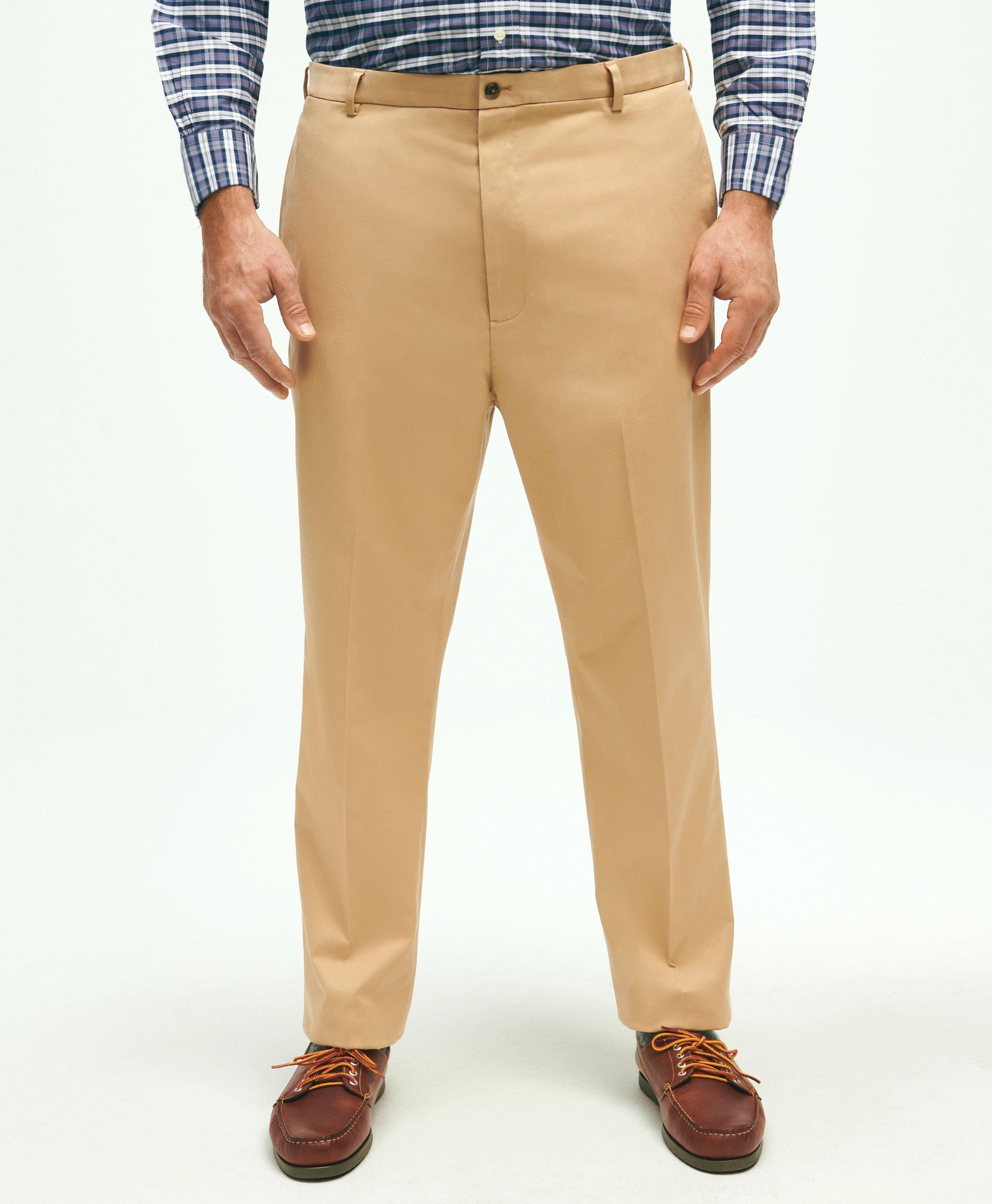 Performance TAPERED-FIT Chino Pants for Tall Men in Light Grey