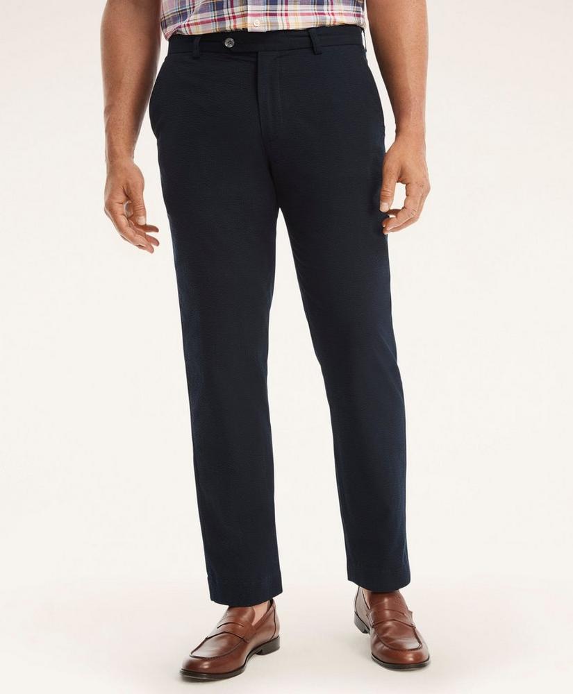 Big & Tall Cotton Seersucker Pants, image 1