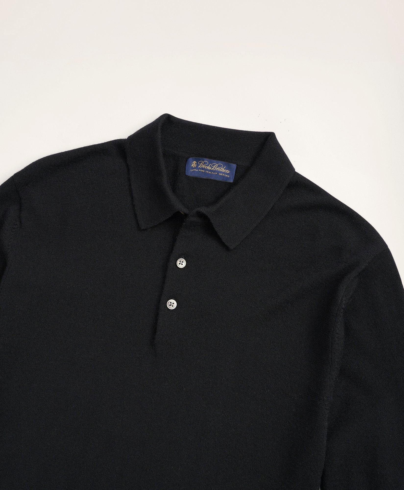 Big & Tall Merino Polo Sweater