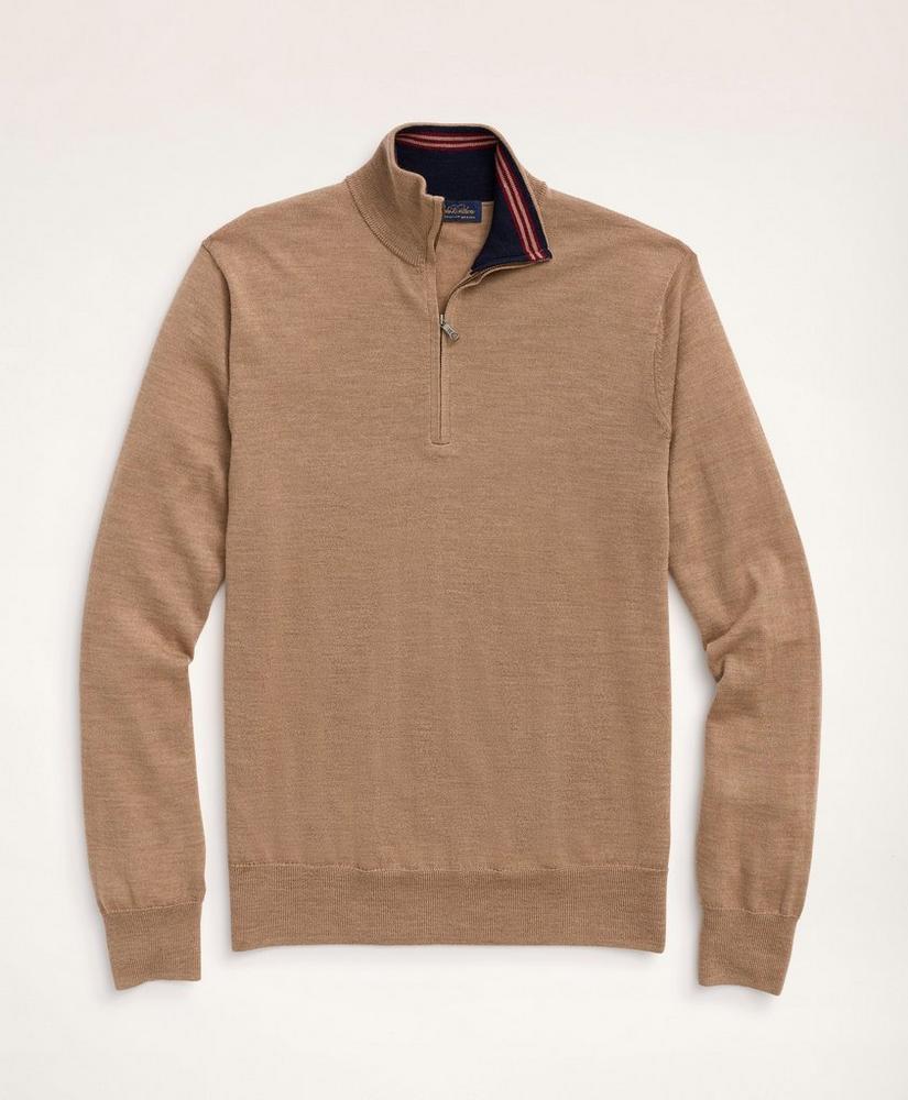 Big & Tall Merino Half-Zip Sweater, image 1