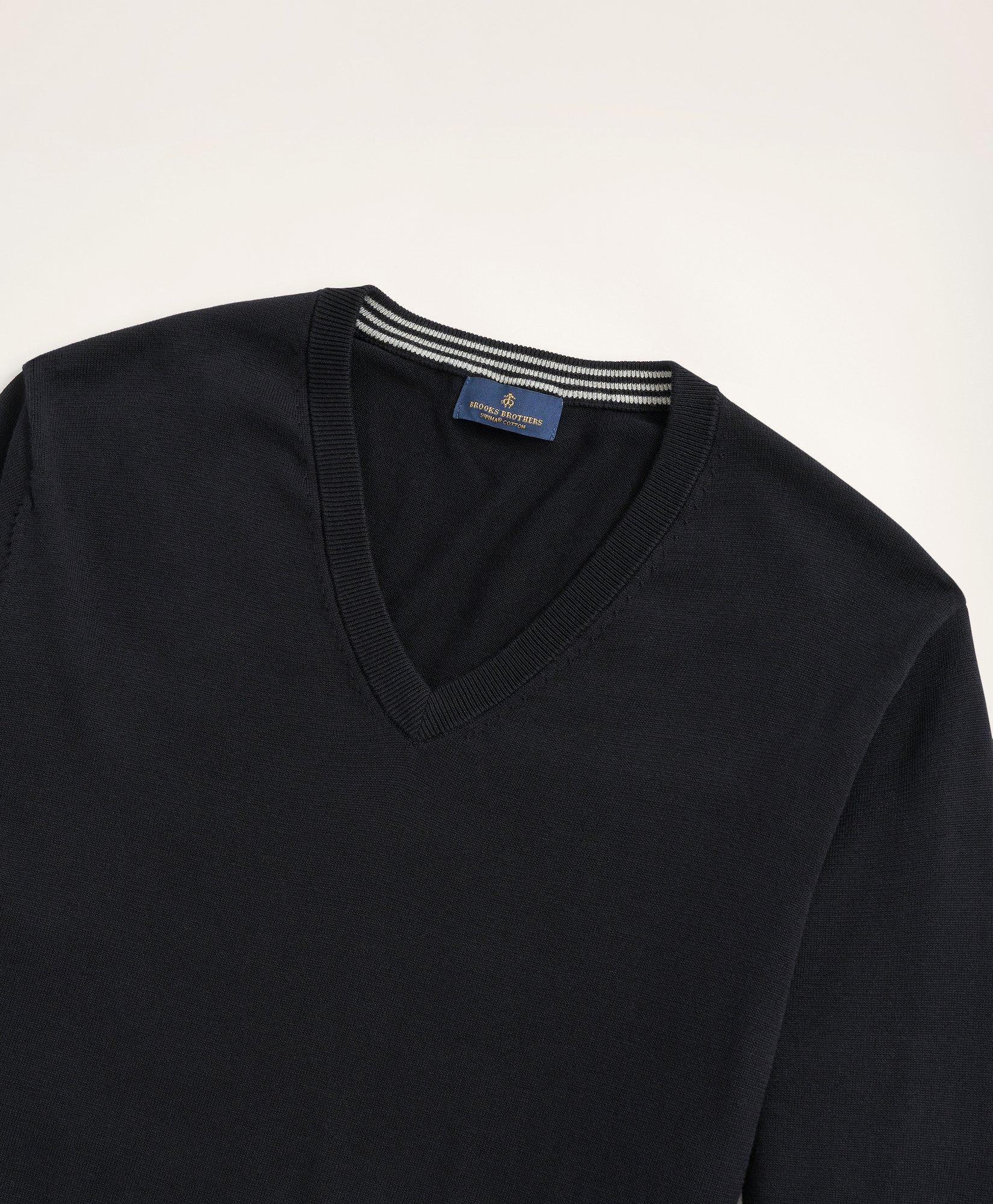 Big & Tall Supima® Cotton V-Neck Sweater