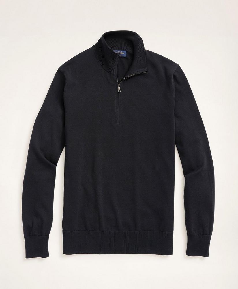Big & Tall Supima® Cotton Half-Zip Sweater