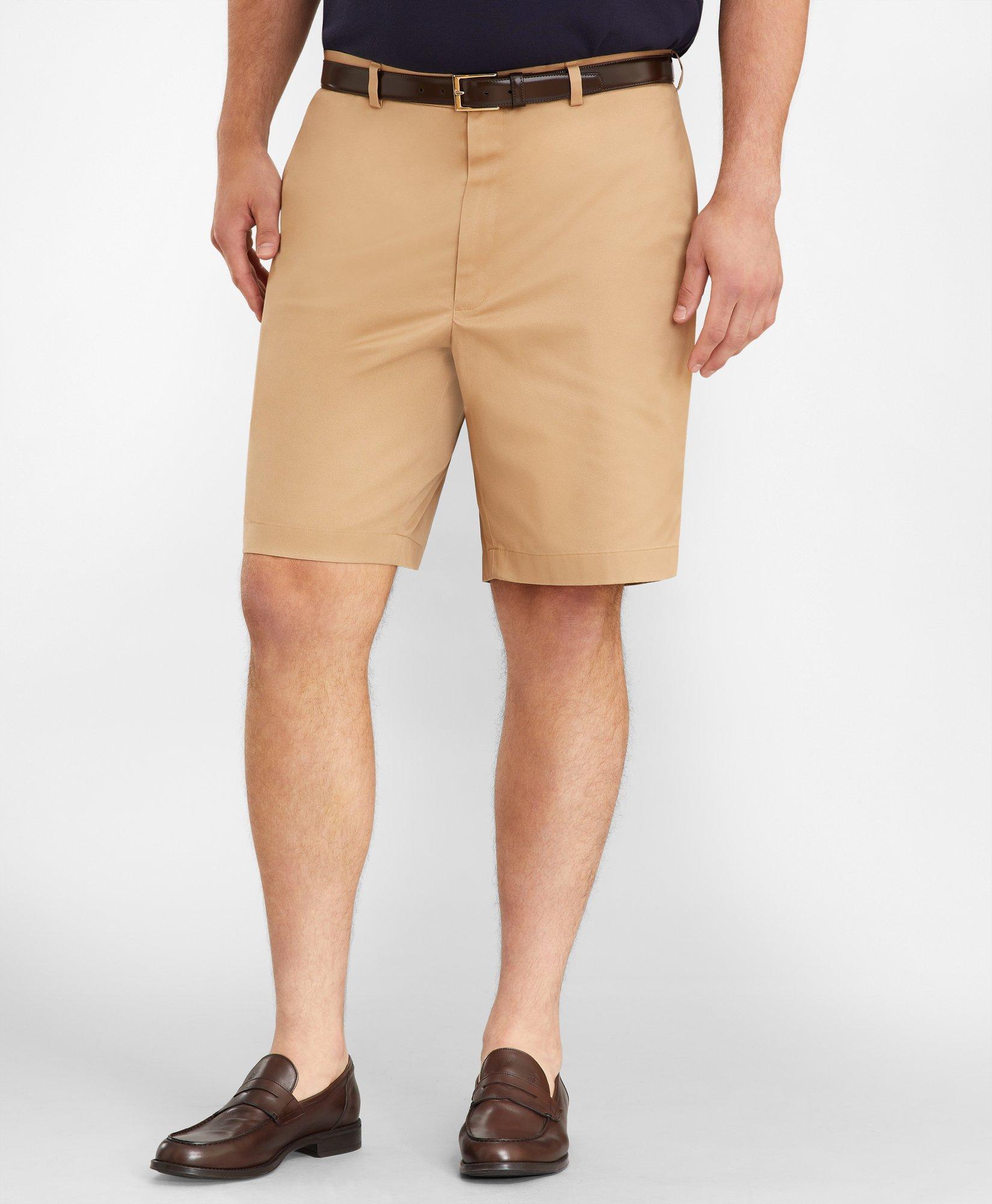 Men's Flat-Front Twill Shorts 9, Men's Clearance