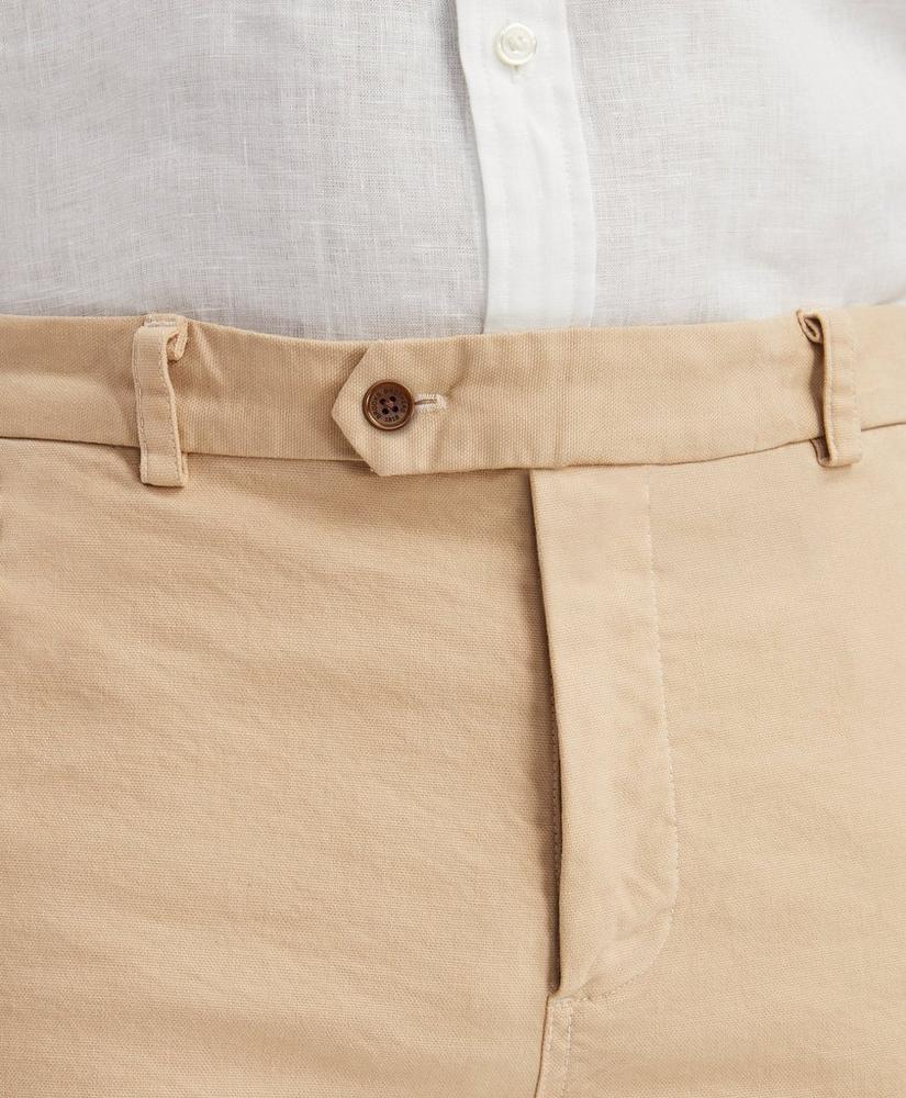 Big & Tall 9" Stretch Washed Canvas Shorts, image 3
