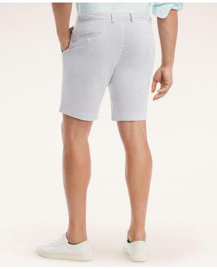 Big & Tall Cotton Seersucker Stripe Shorts, image 2