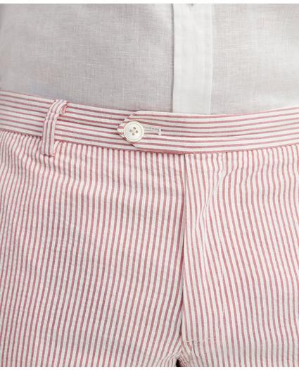 Big & Tall Cotton Seersucker Stripe Shorts, image 3