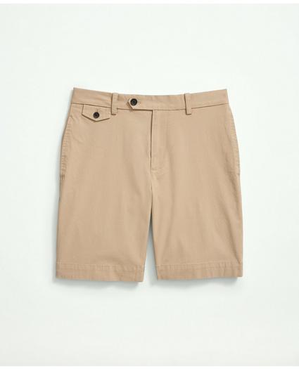 Big & Tall 9" Stretch Supima® Cotton Poplin Shorts, image 1