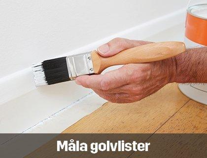 Måla golvlister | Byggmax