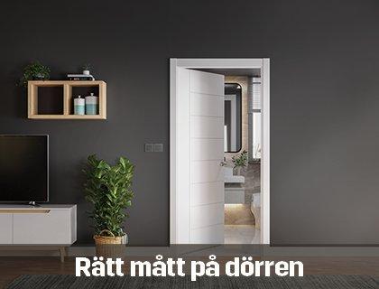 Välj rätt mått på dörren | Byggmax