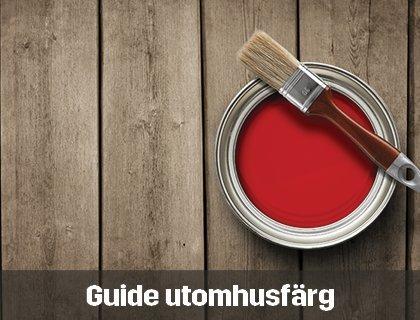 Guide för utomhusfärg | Byggmax