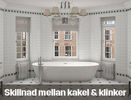 Vad är skillnaden mellan kakel och klinker? | Byggmax