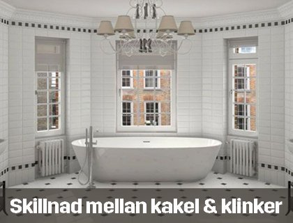 Vad är skillnaden mellan kakel och klinker? | Byggmax