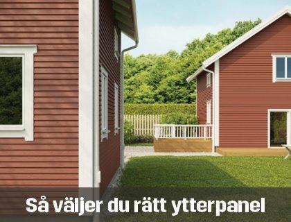 Så väljer du rätt ytterpanel | Byggmax