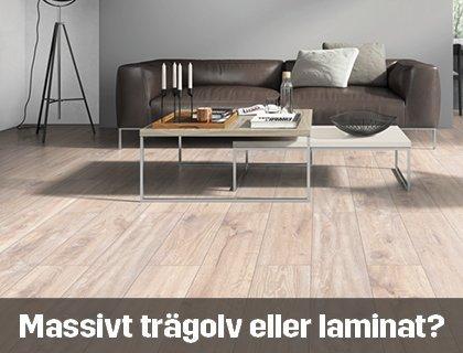 Massivt trägolv eller laminat? | Byggmax