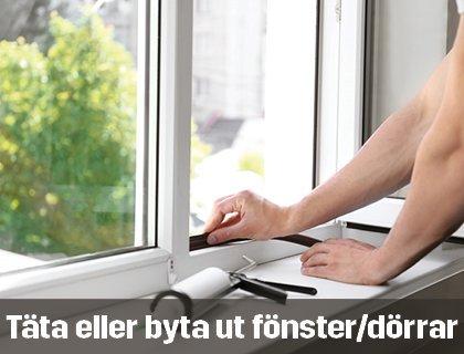 Täta eller byta ut fönster och dörrar? | Byggmax