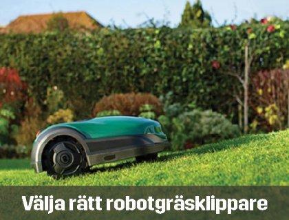 Välj rätt robotgräsklippare | Byggmax