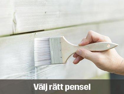 Välj rätt pensel | Byggmax