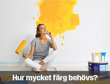 Hur mycket färg behövs? | Byggmax