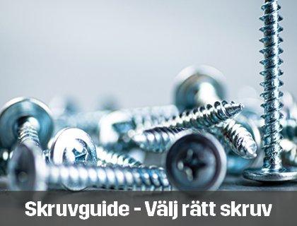 Skruvguide - välj rätt skruv | Byggmax