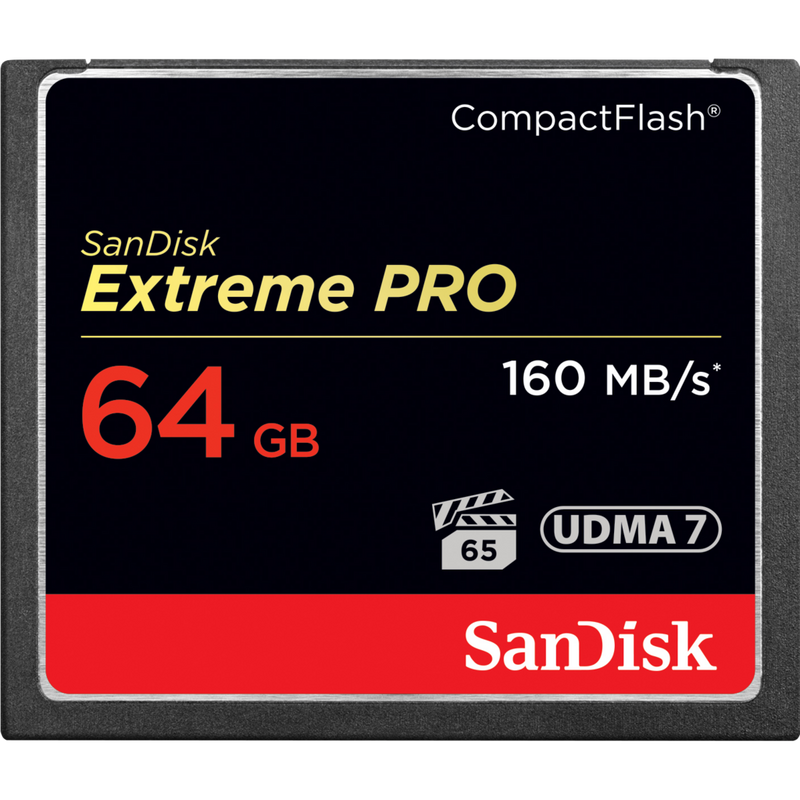 SanDisk Extreme PRO CompactFlash Speicherkarte, 160 MB/s, 64 GB Produkt Anzeigen
