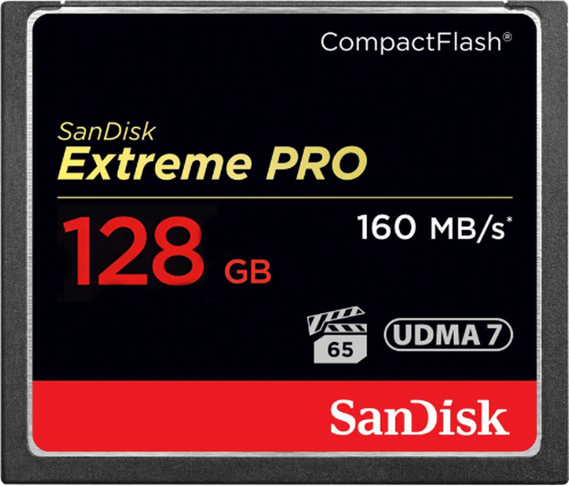 SanDisk Extreme PRO CompactFlash Speicherkarte, 160 MB/s, 128 GB Produkt Anzeigen