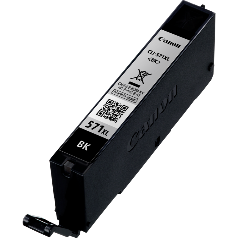 Canon CLI-571XL Tinte Schwarz mit hoher Reichweite Produkt Ansicht der Patrone von rechts