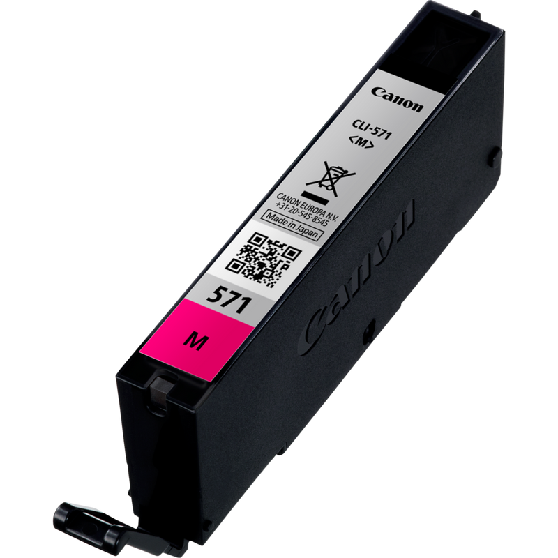 Canon CLI-571M Tinte Magenta Produkt Ansicht der Patrone von rechts