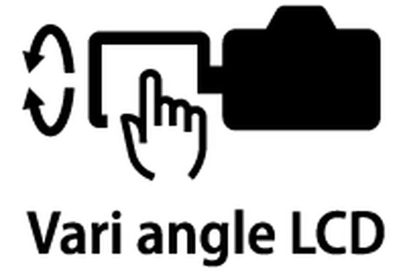 7.5cm 1.62-million dot Vari-Angle Touchscreen