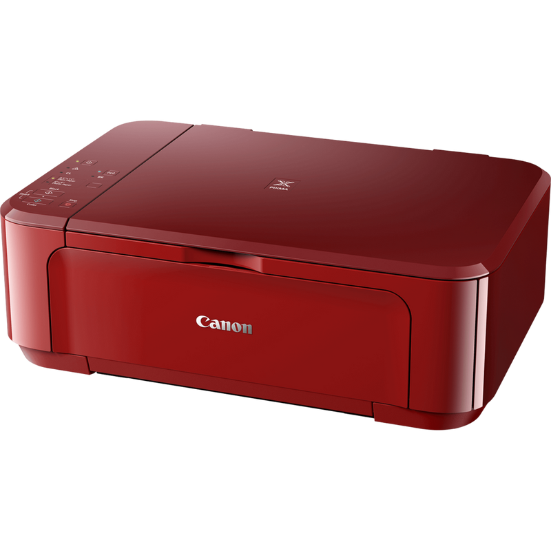 Canon PIXMA MG3650 – Rot Produkt Schrägansicht von vorne