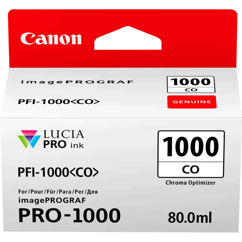 Canon PFI-1000CO Tintentank Chroma Optimizer Produkt Vorderansicht