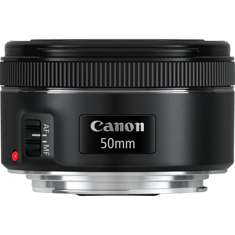 Canon EF 50mm f/1.8 STM Objektiv Produkt Vorderansicht