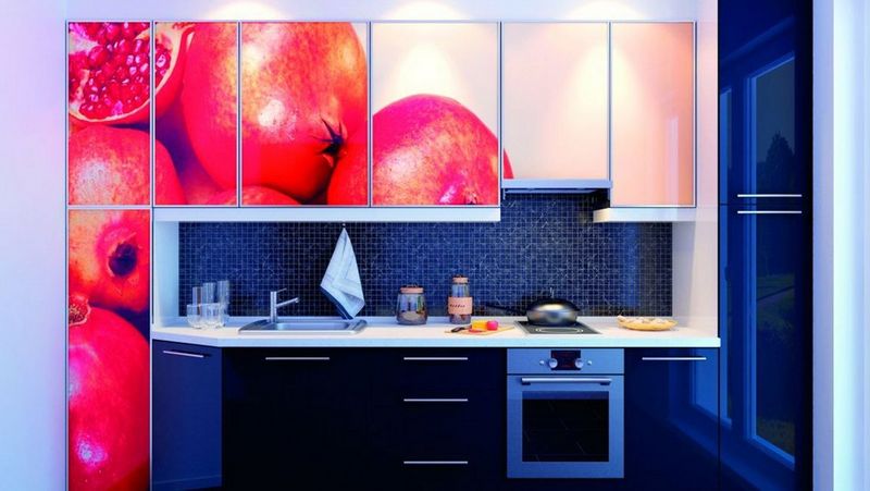 Digitally printed kitchen units