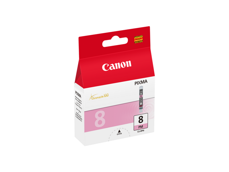 Canon CLI-8PM Tinte Foto-Magenta Produkt Ansicht von links