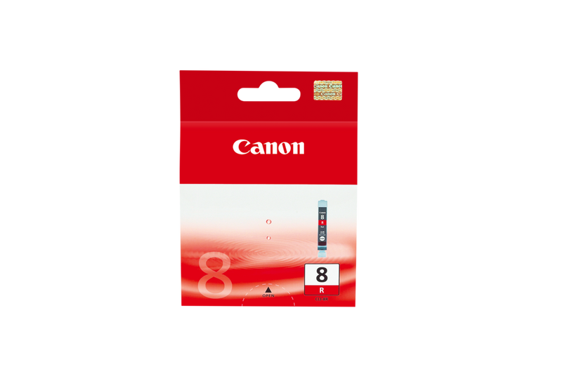 Canon CLI-8R Tinte Rot Produkt Vorderansicht