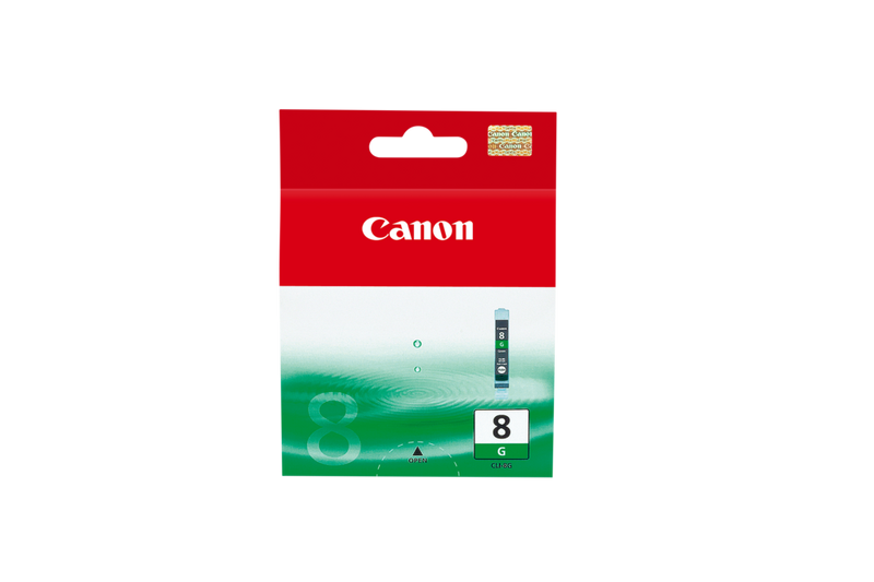 Canon CLI-8G Tinte Grün Produkt Vorderansicht
