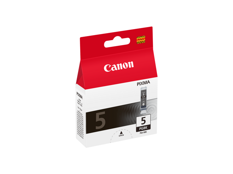 Canon PGI-5BK Tinte Schwarz Produkt Ansicht von links