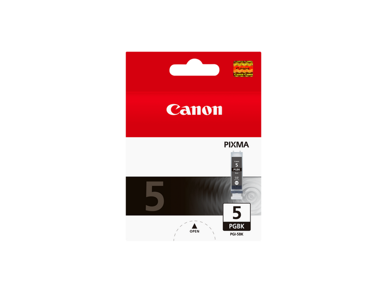Canon PGI-5BK Tinte Schwarz Produkt Vorderansicht