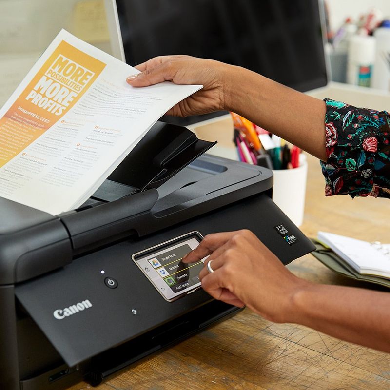 The PIXMA Cloud Link lets you print business document in seconds from cloud storage like Dropbox or Google Drive.
