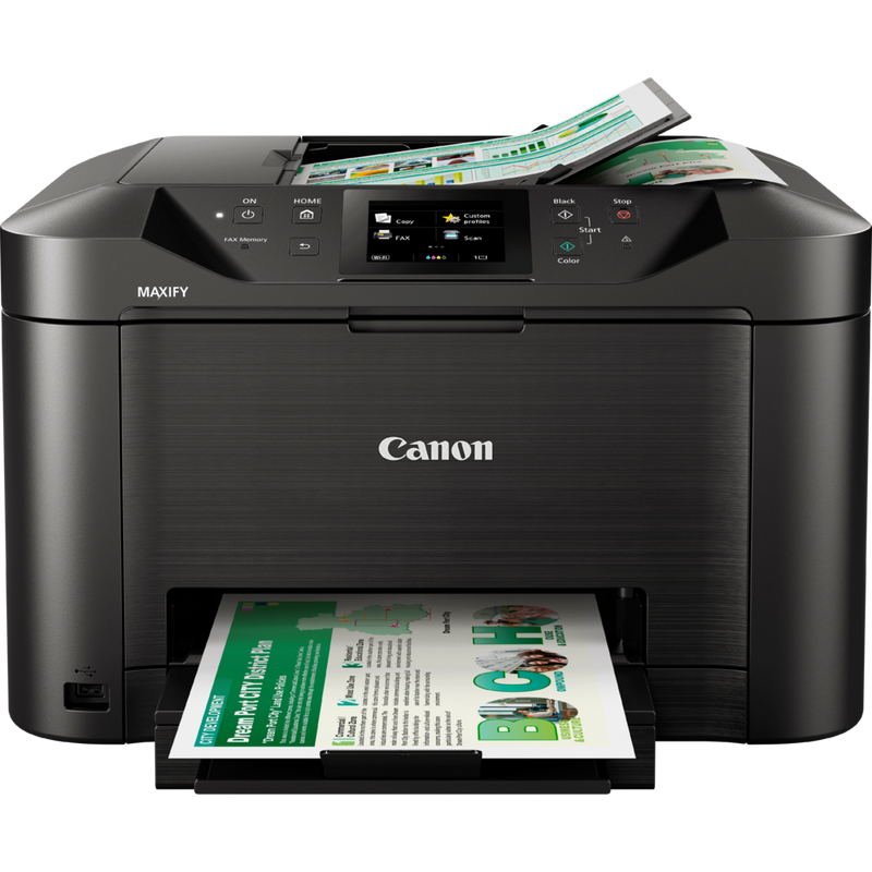 Canon MAXIFY MB5150 Produkt Vorderansicht mit ausgeklapptem Papierfach
