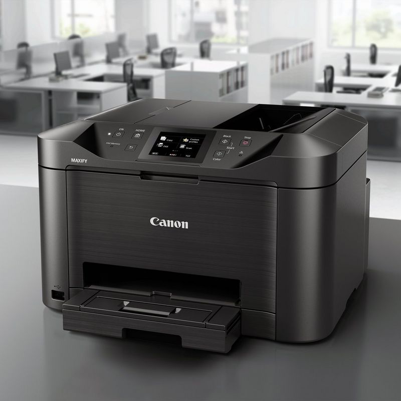 Canon MAXIFY MB5150 Auf einem Tisch in einem Haus