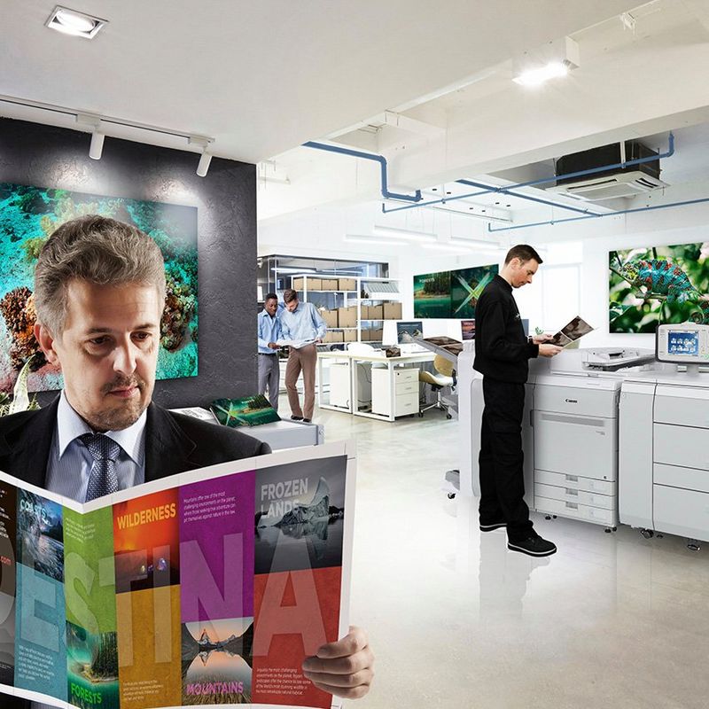 IMPRESSION PROFESSIONNELLE POUR LES GRANDS FORMATS ET FORTS VOLUMES