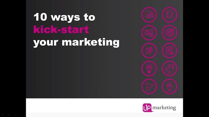 10 ways to kick-start your marketing