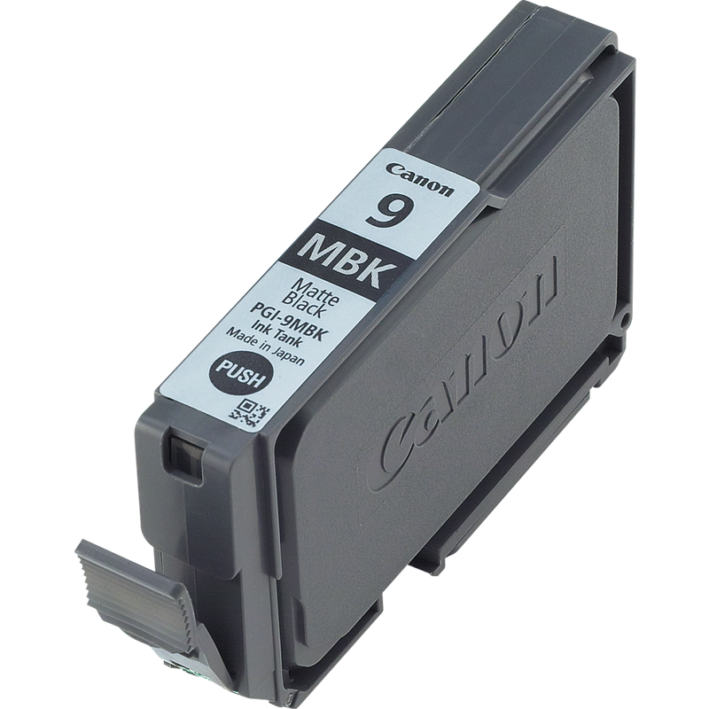 Canon PGI-9MBK Tinten Mattschwarz Produkt Ansicht der Patrone von rechts